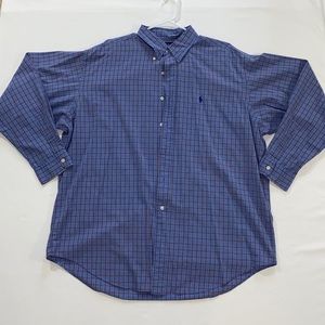 Men’s Ralph Lauren Blue Multicolor Stripe Shirt
